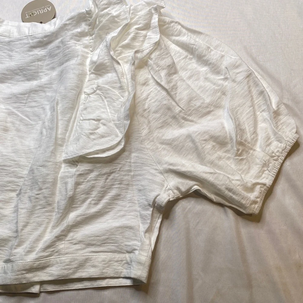 APRICOT Ivory Ruffle Top - Picture 10 of 14